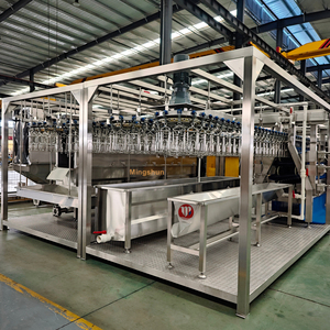 Mingshun Vente chaude Usine de transformation de <span class=keywords><strong>volaille</strong></span> mobile <span class=keywords><strong>halal</strong></span> 300-1000 BPH <span class=keywords><strong>Abattoir</strong></span> avicole pour équipement d'abattage d'occasion - Product Image 1