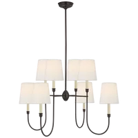 YH Classique Américain Salon Antique Laiton Lustre Plafond Conception Led Décoratif Pendentif Suspension Lumière pour Cuisine
