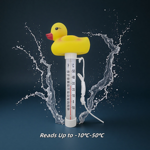 Thermomètre pour animaux de <span class=keywords><strong>piscine</strong></span> flottante en forme de canard - Product Image 1