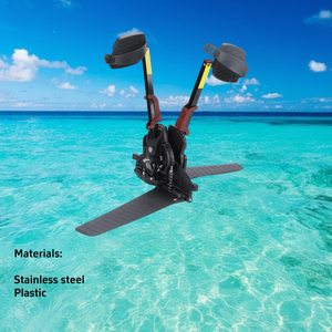 Sistema de Propulsión a Pedal para <span class=keywords><strong>Kayak</strong></span> Manos Libres, Aletas de Pedal, Mecanismo de Accionamiento Marino para Barco de Pesca, Canoa - Product Image 4