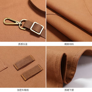 Grembiuli commerciali personalizzabili di qualità Premium e rimovibili con cinturino personalizzato per parrucchieri - Product Image 4