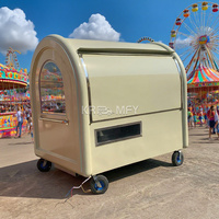 Kiosque mobile de vente de boissons froides, de bubble tea, de glaces, de café, de churros en Espagne, chariot de café mobile