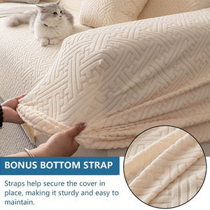 थोक कस्टम मुद्रित chenille nordic न्यूनतम शैली खिंचाव सोफे के लिए वाशिबल सोफे स्लाइपकवर कवर करता है - Product Image 3