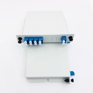 FTTH LSZH Fiber Optic <b>Cable</b> Single-Mode Dual Fiber Optical <b>Splitter</b> Cassette Module Plastic Box with LC/UPC Connector Plug - Product Image 3