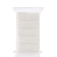 5pcs Square Cotton Baby Towel Set 6 Layer Gauze Breathable Eco-Friendly Saliva & Bath Towels for Newborn Babies