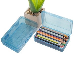 Estuche Transparente Grande Personalizado para Lápices, Organizador de Plástico Resistente para Marcadores, Crayones y Almacenamiento de Útiles Escolares - Product Image 3