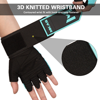 Gants de sport MKAS avec poignées pour la paume, pour hommes et femmes, pour la gymnastique, l'haltérophilie et l'exercice