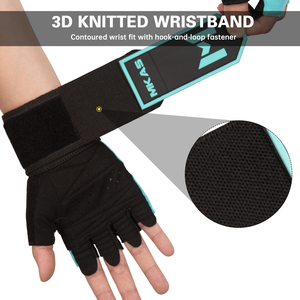 Gants de sport MKAS avec poignées pour la paume, pour hommes et femmes, pour la gymnastique, l'haltérophilie et l'exercice - Product Image 3