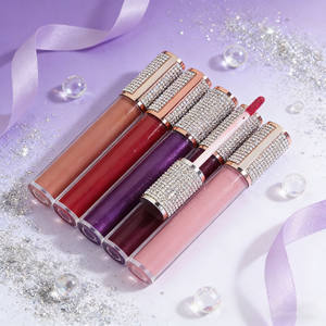 Brillo Labial Líquido Hidratante con Diamantes, en Tubo, Mate, en Existencia, Cosméticos de Marca Privada - Product Image 3
