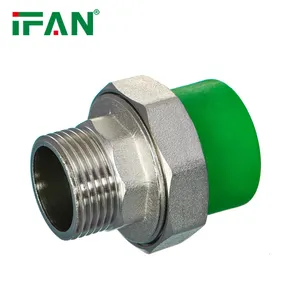 IFAN fabbricazione all'ingrosso raccordi idraulici PPR raccordi per tubi in ottone maschio dimensioni 20 - 110mm