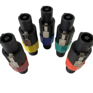 High Quality Solder Or Terminal Type 4 Pole Speaker Connector