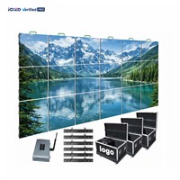 Écran LED de location Jiacai P3.91 P4.81 pour extérieur et intérieur, 500x1000mm, en aluminium moulé sous pression, mur vidéo de scène avec flight case