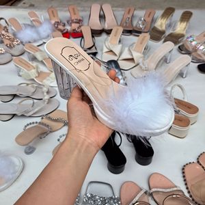 Sandalias <span class=keywords><strong>de</strong></span> tacón alto <span class=keywords><strong>de</strong></span> cristal, superventas, tacones <span class=keywords><strong>de</strong></span> talla grande para <span class=keywords><strong>mujer</strong></span>, zapatos <span class=keywords><strong>de</strong></span> punta abierta, precio <span class=keywords><strong>de</strong></span> fábrica al por mayor, surtido. - Product Image 1