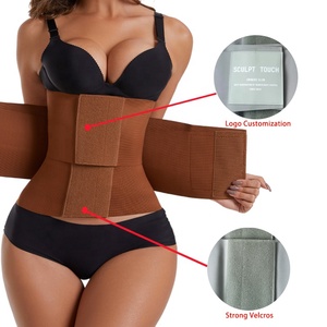 Fascia Modellante Sportiva Colombiana da <span class=keywords><strong>Donna</strong></span> in Lattice Traspirante per Controllo Addominale e Sudorazione, Effetto Snellente Triplo - Product Image 2