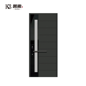 Porte d'entrée extérieure moderne insonorisée pour la maison, porte à battant de sécurité moderne - Product Image 1