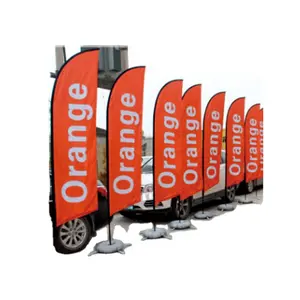 Manufacture Custom wind flags advertising outdoor flag