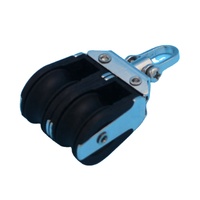 Poulie en acier inoxydable 316 avec bloc pivotant en nylon marin, manille forgée de 35 mm, accessoires de quincaillerie pour yacht et bateau