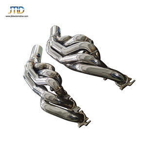 Collecteur d'échappement pour Audi R8 V10 en acier inoxydable 304 poli, système d'échappement sans catalyseur pour performances de course - Product Image 2