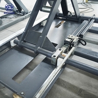 Elevador de Tijera Hidráulico de Alta Calidad de Dos Postes, Ultra Delgado, de Superficie, con Capacidad de 4000 kg y Elevación de 1000 mm para Automóviles