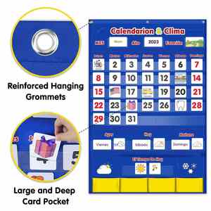 Calendario de Bolsillo Personalizable al por Mayor con Logotipo, Tela de Poliéster 420D, Organizador para Aula, 149 Piezas, OEM/ODM - Product Image 5