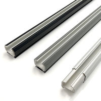 Rail de rideau en aluminium ultra-silencieux, glissière lisse pour une décoration moderne et minimaliste, montage au plafond et au mur