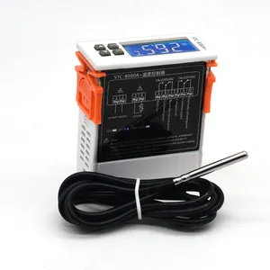 STC-8080A + Kühlschrank Thermostat Temperatur regler Kühlung Automatischer Abtau timer Intelligente Einzels onde