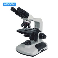 Microscope biologique composé binoculaire OPTO-EDU A12.1301-B 1600x, éclairage halogène, matériau métallique, garantie 3 ans