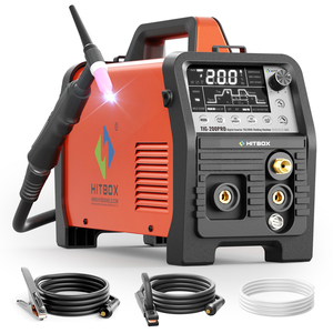 HITBOX TIG200PRO : Soudeuse numérique 6-en-1 avec support TIG ACDC <span class=keywords><strong>à</strong></span> <span class=keywords><strong>froid</strong></span> pour souder l'aluminium - Product Image 1