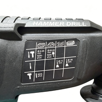 Perceuse à percussion sans fil OEM en gros 21V 3 modes, moteur sans balais, capacité béton 26mm, 850W, couple 29.1ft-lb, batterie lithium, modèle pistolet