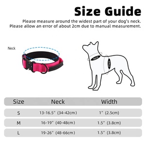 <span class=keywords><strong>Collar</strong></span> táctico reflectante para mascotas de alta calidad al por mayor, neopreno acolchado con cuero de microfibra - Product Image 6