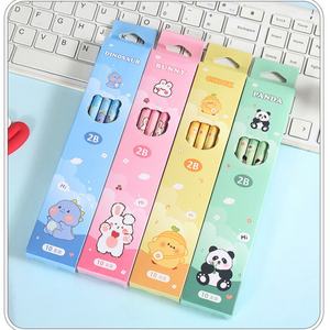 4 支可爱卡通 2B 木铅笔套装（10 支）- 儿童学校书写和绘画文具 FSC EN71 ISO - Product Image 5