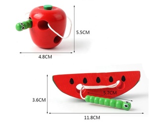 Montessori giocattoli educativi in legno per bambini <span class=keywords><strong>1</strong></span> 2 3 anni giocattoli per bambini bambini 3D puzzle in legno apprendimento precoce <span class=keywords><strong>giochi</strong></span> per bambini giocattoli regalo - Product Image 6
