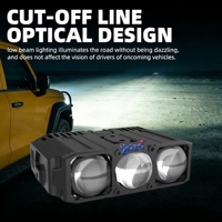 Nouveaux projecteurs LED 170W 12V pour calandre de voiture, avec logo laser gratuit, 6000K, feux auxiliaires externes pour SUV tout-terrain