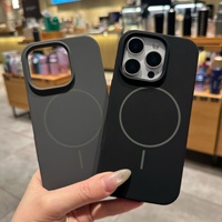 Coque de téléphone en silicone liquide magnétique pour iPhone 17 Air 16 16e 15 14 13 12 11 Pro Plus Max Plus Housse de charge sans fil