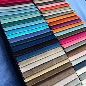 Vente en gros multicolore 100% polyester Italie velours meubles Hollande velours canapé tissu tissu d'ameublement pour Textile à la maison - Product Image 2