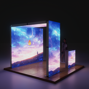Пользовательские Seg светодиодный световой короб рекламный бизнес-выставочный стенд - Product Image 1