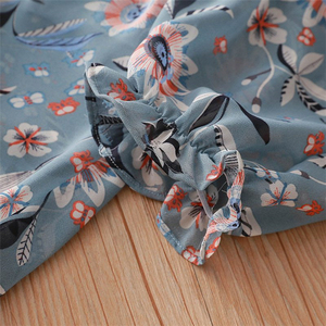 Fabricant chinois de vêtements pour bébés, vente en gros de vêtements pour enfants de créateurs, pantalons harem en tricot lavé pour filles, taille plus, été - Product Image 4