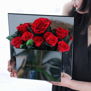 Rosa Preservada al por Mayor de Zante, Flor Natural Real al Tacto, Caja de Regalo Cuadrada Hecha a Mano para el Día de San Valentín, Regalo para el Día de la Madre - Product Image 2