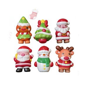Juguete Antiestrés de Navidad XL, Figura de Santa Claus de Dibujos Animados, PU de Rebote Lento, Modelo de Rompecabezas, Edades 14+, Unisex - Product Image 5
