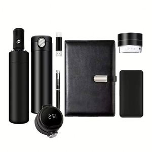 Corporate Business Gift <b>Set</b>-Modern PU Leather Umbrella <b>Pen</b> <b>Notebook</b> & Insulated Cup Personalized Luxury VIP Office Stationery - Product Image 4