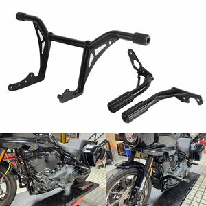 Kit Completo de Protección Anticaídas para Harley Softail <span class=keywords><strong>Fat</strong></span> <span class=keywords><strong>Bob</strong></span> <span class=keywords><strong>114</strong></span> <span class=keywords><strong>2018</strong></span> 2019 2020 2021 2022 2023 2024 - Product Image 3