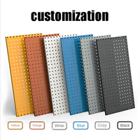 600×400 mm metal delikli pano – Garaj/ofis duvar organizatörü, DIY alet depolama sistemi