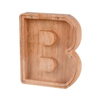 Tirelire personnalisée et personnalisée en bois tirelire tirelire cadeau lettre bâton tirelire pour garçons filles adultes anniversaire