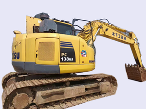 Excavadora Usada Komatsu PC130us-8 de 13 Toneladas con Pocas Horas de Uso |   Máquina Excavadora Original Japonesa para Minería y Construcción - Product Image 2