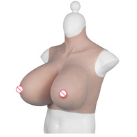 Prothèses mammaires en silicone XXL pour Drag Queen, bonnet S, faux seins sexy, pour hommes se transformant en femmes, seins naturels volumineux, 7 couleurs