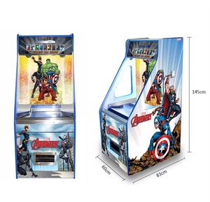 SOURCE Avalanche Coin Pusher Coin Dozer Jeu d'arcade avec distributeur <span class=keywords><strong>de</strong></span> tickets et accepteur <span class=keywords><strong>de</strong></span> billets pour centre <span class=keywords><strong>de</strong></span> divertissement, vente en gros - Product Image 4