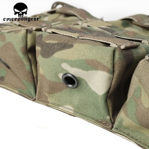Emersongear - Bolsa Táctica Triple para Cargadores de 7.62, de Nailon 500D, Camuflaje, Abierta por Arriba, Multicamuflaje - Product Image 4