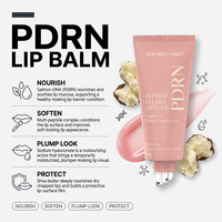 Baume à lèvres hydratant et repulpant Private Label PDRN Peptide Acide Hyaluronique Beurre de Karité 10g - Lèvres roses nacrées brillantes