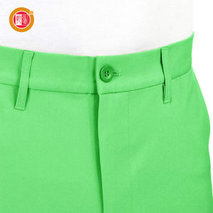 Pantalones de golf atléticos ajustados de alta calidad para hombre, pantalones personalizados, piernas rectas, lona transpirable ligera, informal, cintura media - Product Image 6