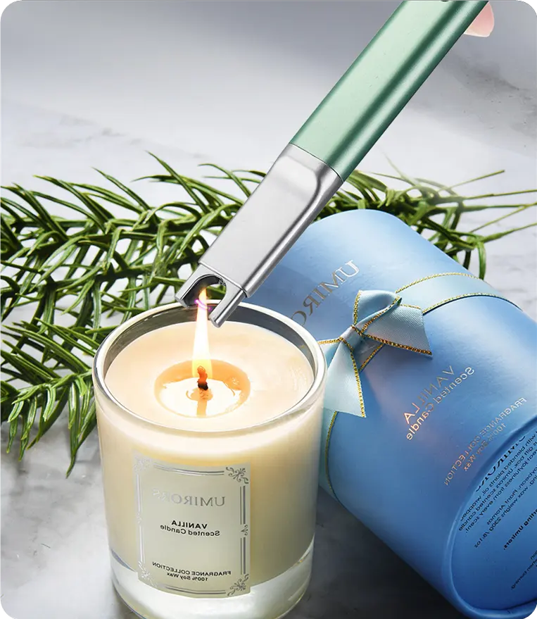 Электрическая дуговая зажигалка с зарядкой от USB, с системами безопасности и индикатором питания, беспламенные ветрозащитные Плазменные зажигалки для свечей